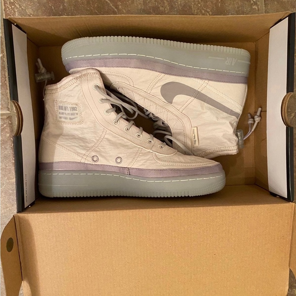 Nike AF1 womens desert sand shell NIB